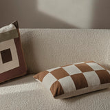 ferm LIVING | Fold Patchwork Cushion - Sugar Kelp