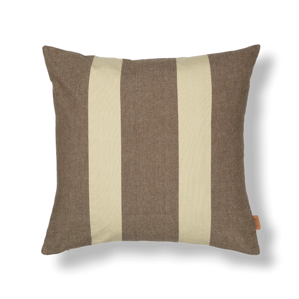 ferm LIVING | Strand Outdoor Cushion - Square - Carob Brown/Parchment
