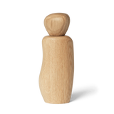 ferm LIVING | Wooden Pebble Grinder for Salt & Pepper - Light Wood