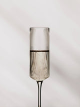 ferm LIVING | Ripple Champagne Flutes - Clear