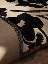ferm LIVING | Cilla Tapestry Blanket - Off-white/Dark Grape