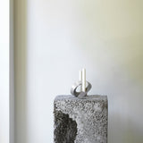 Normann Copenhagen | Crooked Candlestick Holder Two - Warm Grey