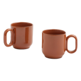 HAY | Barro Cup Set of Two - Natural Terracotta