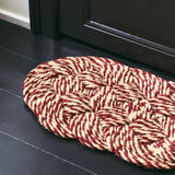 HAY | Coco Swirl Door Mat - Bordeaux & Off-White