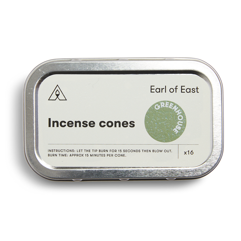 Earl of East | Incense Cones - Greenhouse