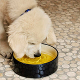 HAY | Dogs Bowl - Large - Yellow/Blue