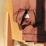 HAY | Outline Pyjama - Long Sleeve Shirt - Milk Chocolate