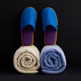 Waffle Slippers - Blue Multi