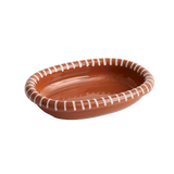 HAY | Barro Oval Dish - Small - Natural with Stripe