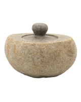 Natural Riverstone Grounding Pot - Medium