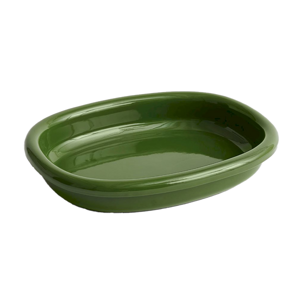 HAY | Barro Oval Dish - Large - Green