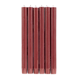 British Colour Standard | Guardsman Red Dinner Candles - 6 Per Pack