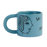 Donna Wilson | Ceramic Face Mug - Blue