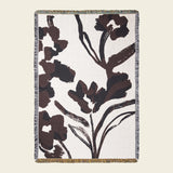 ferm LIVING | Cilla Tapestry Blanket - Off-white/Dark Grape