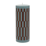 HAY | Column Candle - Medium - Bordeaux & Anthrachite