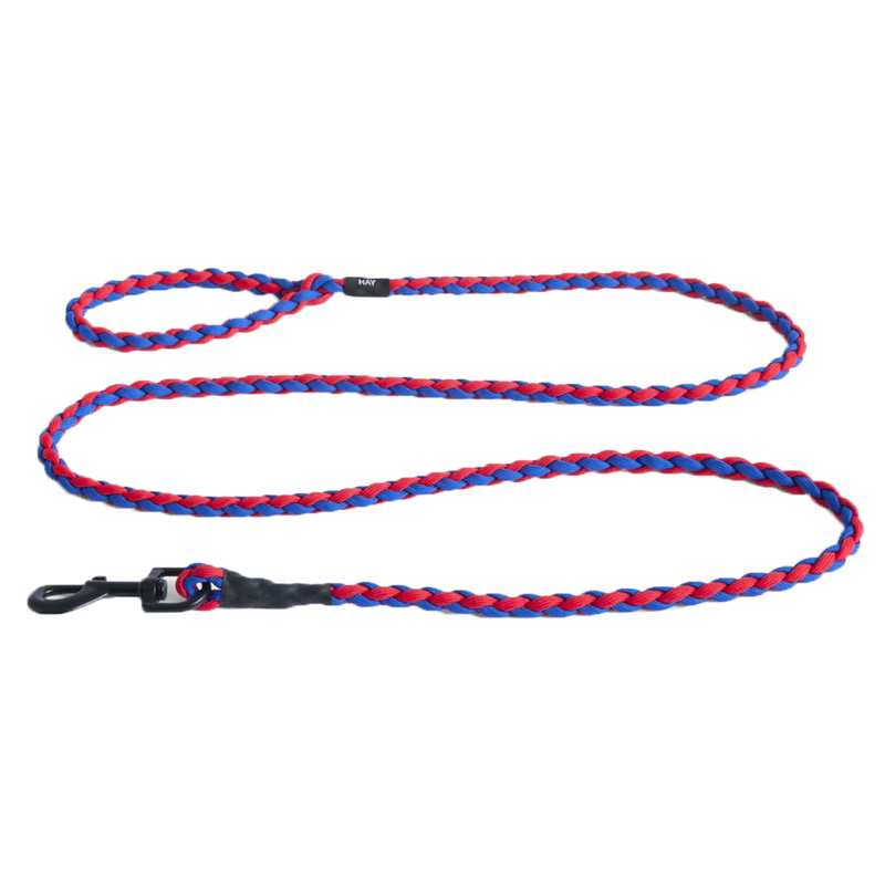 HAY | Dogs Leash - Braided - Red/Blue