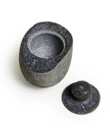 Natural Riverstone Grounding Pot - Small