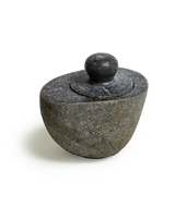 Natural Riverstone Grounding Pot - Small