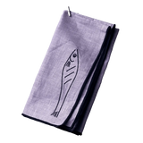 MÆGEN | Linen Blend Napkins - Set of 2 - Fish