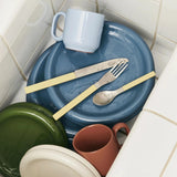 HAY | Barro Plate set of Two - Ø18 - Dark Blue