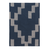ferm LIVING | Ikat Tea Towel - Ink Blue/Parchment