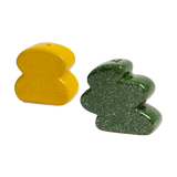 &Klevering | Salt & Pepper Shakers - Funky Green & Yellow