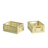 HAY | Colour Crate - Mini Set of 2 - Pale Yellow