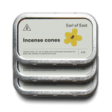 Earl of East | Pack of 3 - Incense Cones - Flower Power
