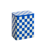 HAY | Tin Container - Large - Blue and Off-White