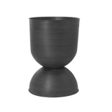ferm LIVING | Hourglass Pots - Various Sizes - Black / Dark Grey
