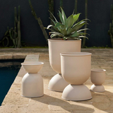 ferm LIVING | Hourglass Pots - Various Sizes - Cashmere