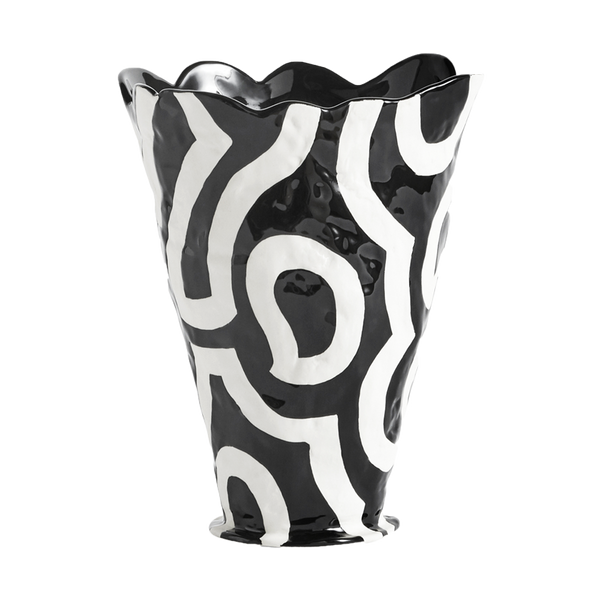 Hay | Jessica Hans Shadow Vase - Black & White