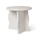 ferm LIVING | Mineral Sculptural Table - Bianco Curia
