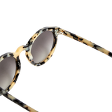 Monokel Eyewear | Barstow Black & White Havana Frame - Grey Gradient Lens