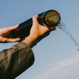 Ursula Futura | NESSIE Carafe - Lime with Brown Stripe