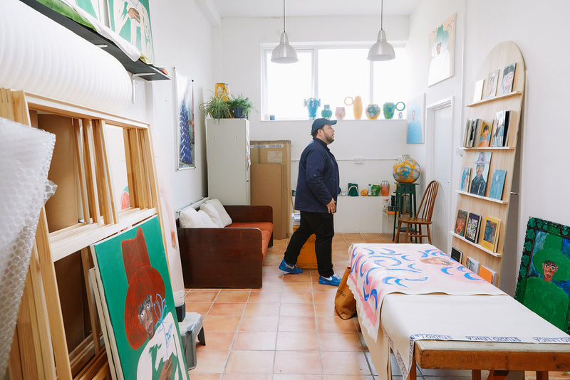 Artist Jose Campos of Studio Lenca