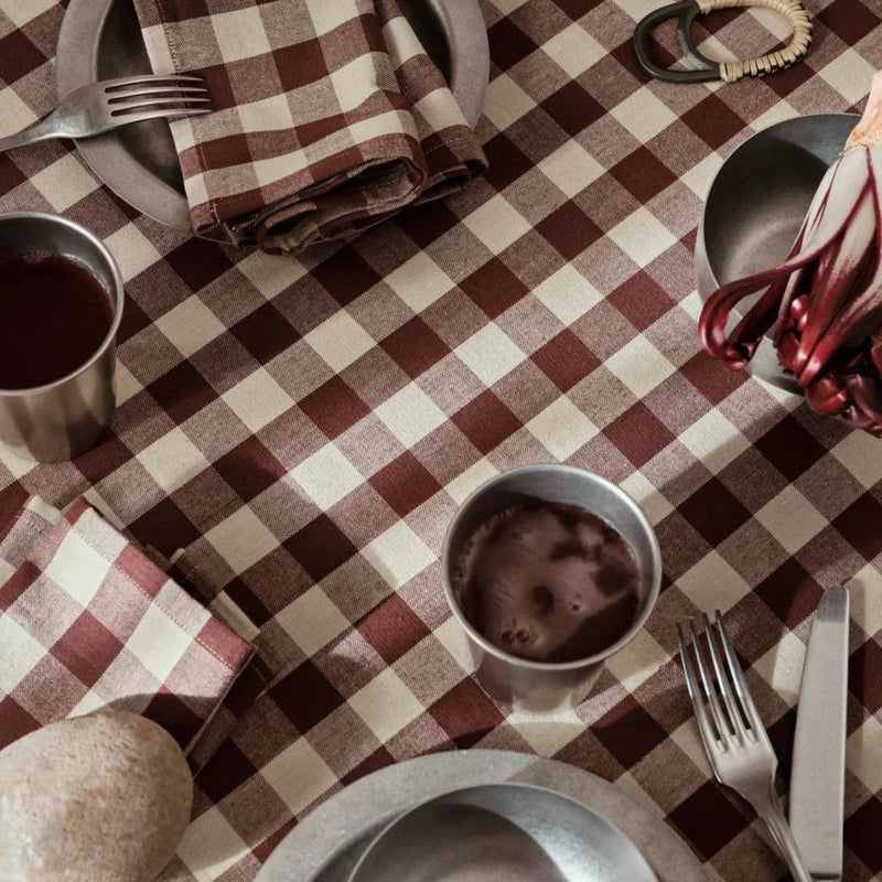 ferm LIVING | Tumbled Plate - Stainless Steel