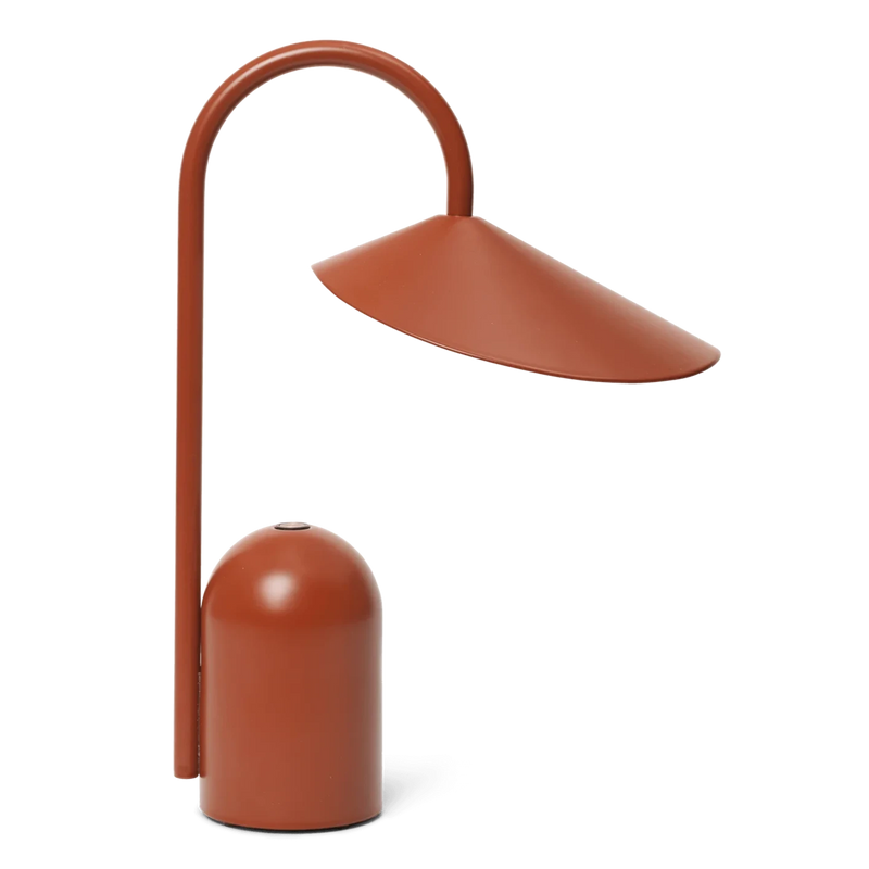 ferm LIVING | Arum Portable Lamp - Oxide Red