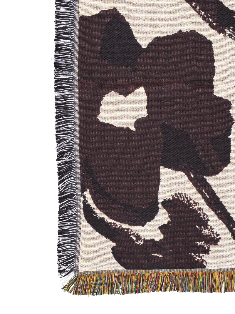 ferm LIVING | Cilla Tapestry Blanket - Off-white/Dark Grape