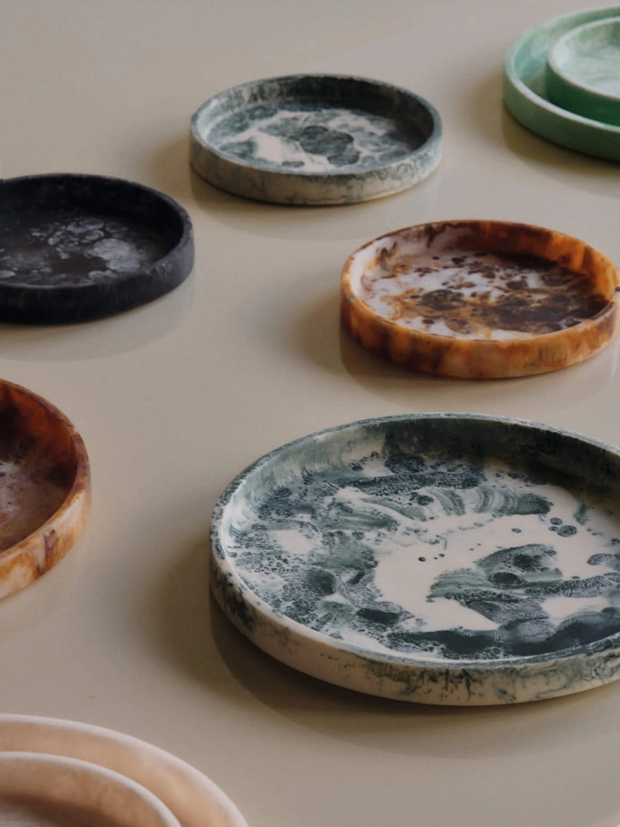 Mist Round Tray, Ø30, Sugar Kelp by ferm LIVING, in a range of colours