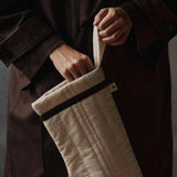 ferm LIVING | Vari Quilted Christmas Stocking - Cotton - Natural