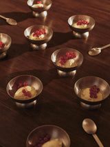 ferm LIVING | Tumbled Ice Cream Bowl - Stainless Steel