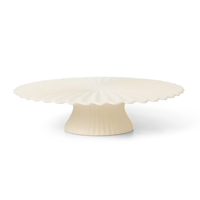  Fountain Cake Stand, Off White by ferm LIVING 