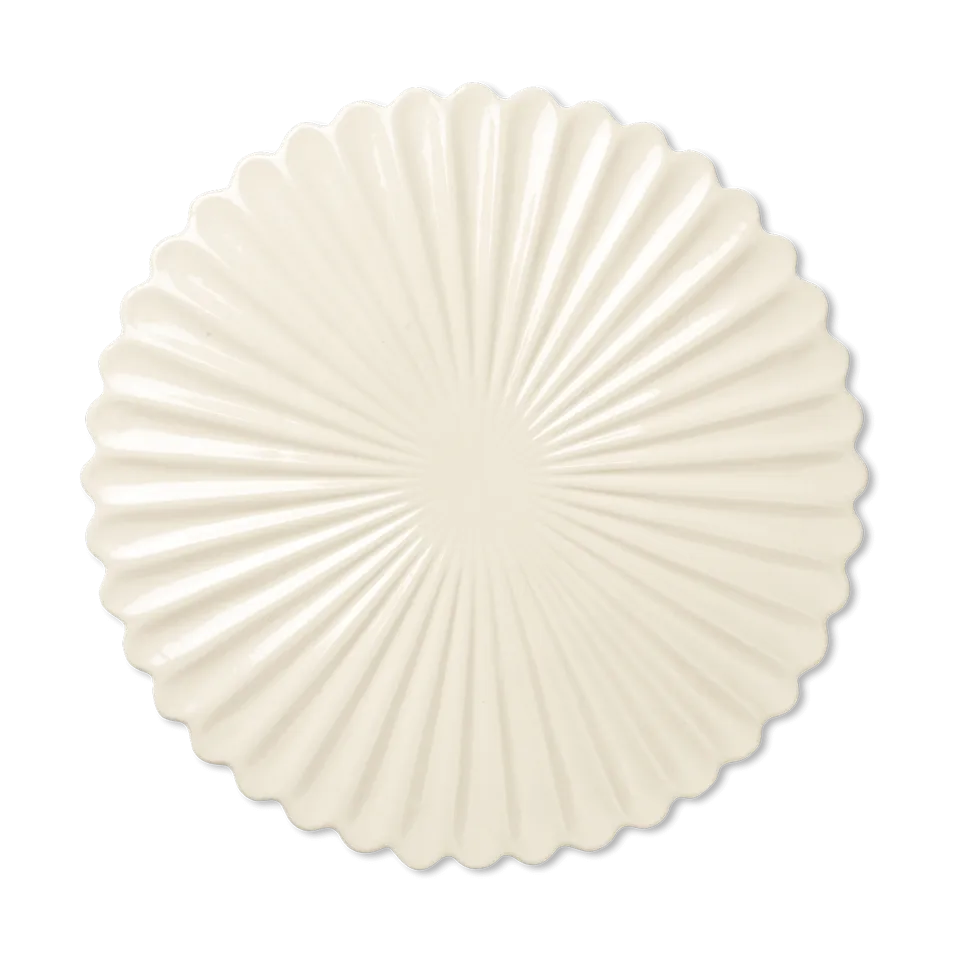 Fountain Cake Stand, Off White by ferm LIVING, from above