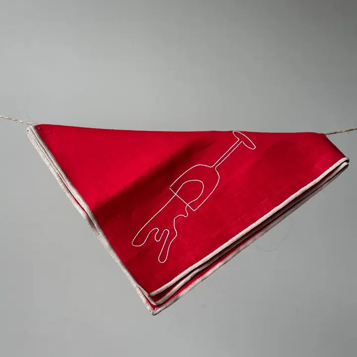 MÆGEN | Linen Blend Napkins - Set of 2 - Wine
