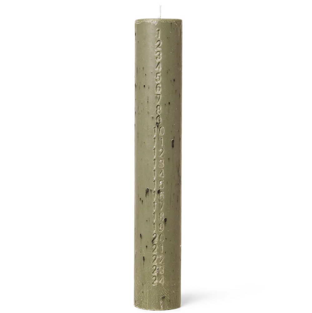Mura Advent Candle, Artichoke Green by ferm LIVING