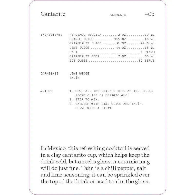 Thames and Hudson | The Cocktail Cabinet: Tequila