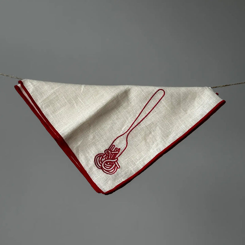 MÆGEN | Linen Blend Napkins - Set of 2 - Spaghetti