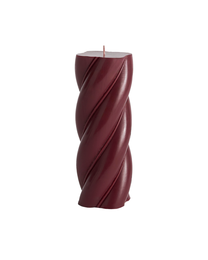  Soft Serve Candle, Medium, Bordeaux by HAY 