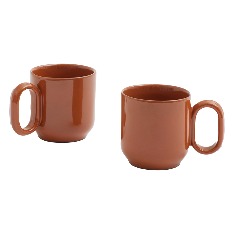 HAY | Barro Cup Set of Two - Natural Terracotta